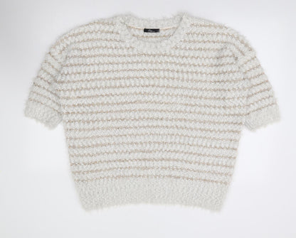 Womens UK Size L Bonmarché Ivory Pullover Jumper