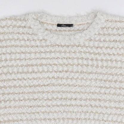 Womens UK Size L Bonmarché Ivory Pullover Jumper