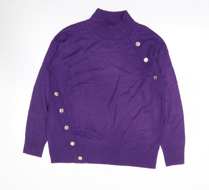 Womens UK Size S NEXT Purple Pullover Jumper