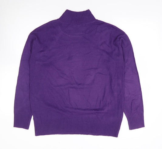 Womens UK Size S NEXT Purple Pullover Jumper