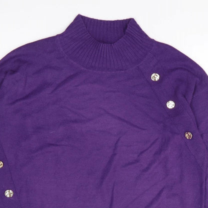 Womens UK Size S NEXT Purple Pullover Jumper