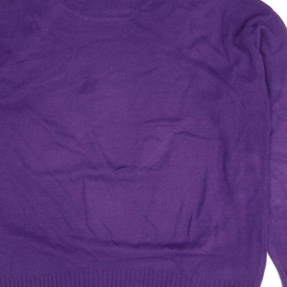 Womens UK Size S NEXT Purple Pullover Jumper