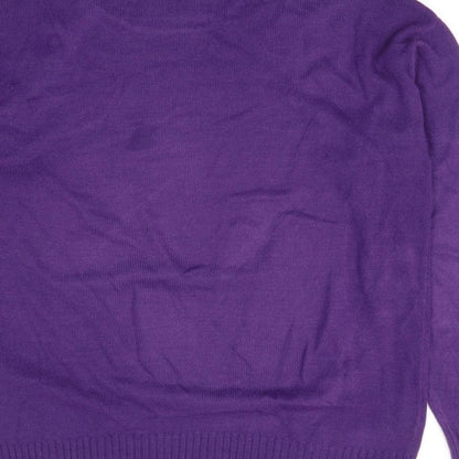 Womens UK Size S NEXT Purple Pullover Jumper