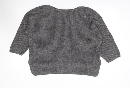 Womens UK Size 14 Marks and Spencer Grey Pullover Jumper