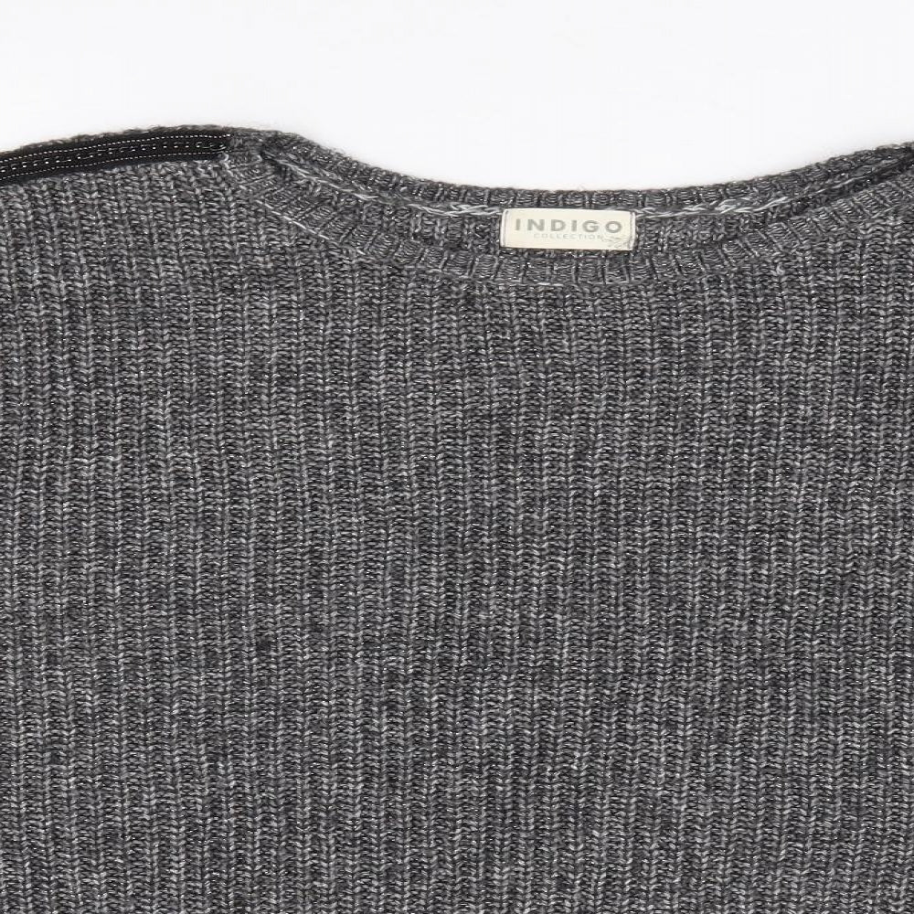 Womens UK Size 14 Marks and Spencer Grey Pullover Jumper