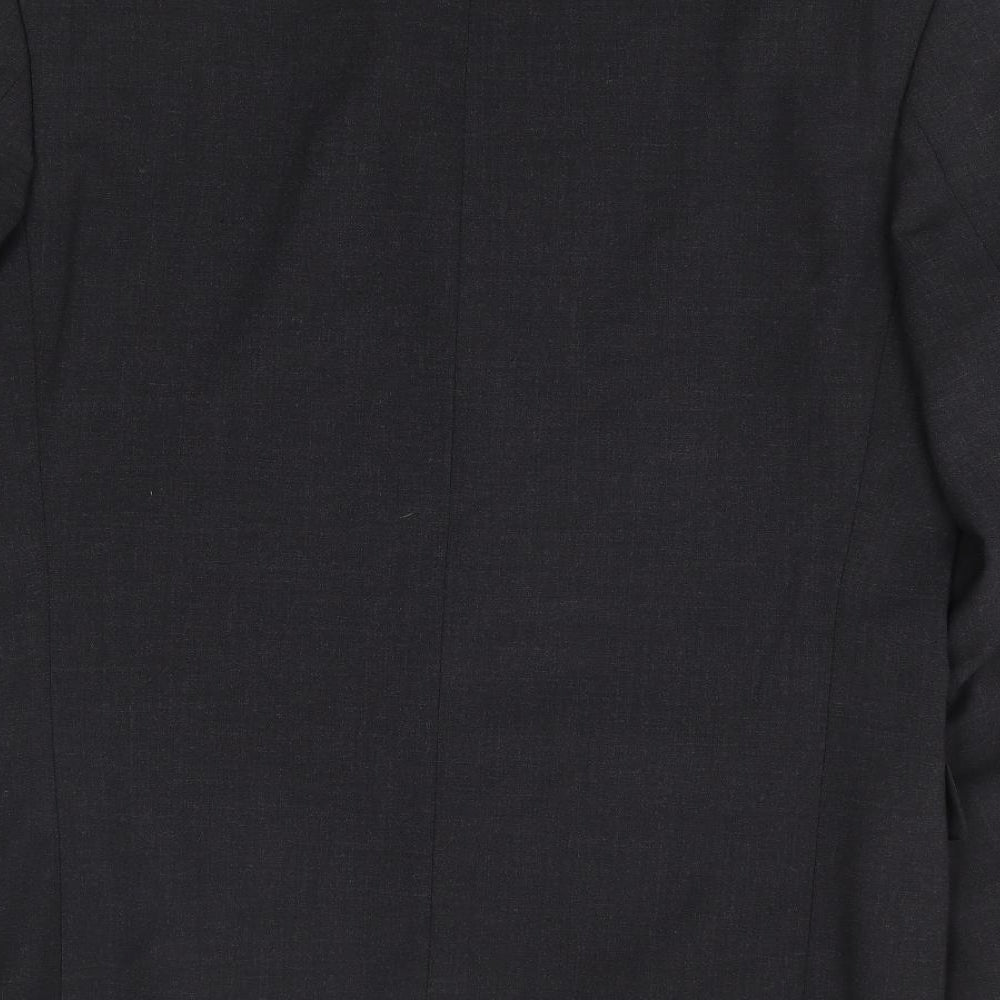 Armando Mens Grey Wool Jacket Suit Jacket Size 40