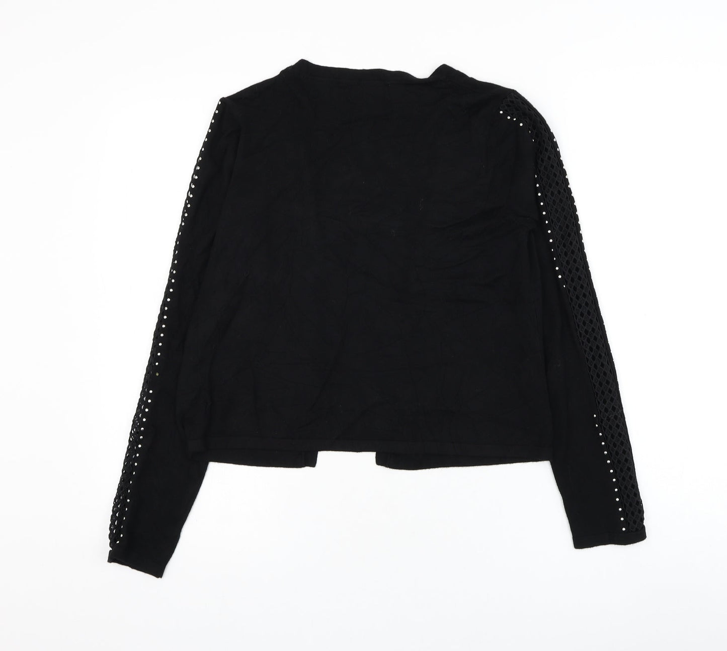 Womens UK Size M Matalan Black Cardigan Jumper