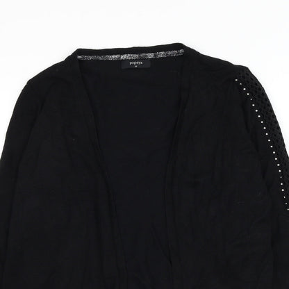 Womens UK Size M Matalan Black Cardigan Jumper