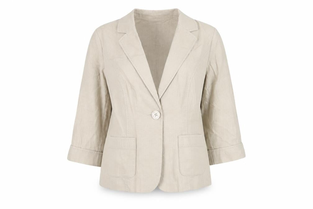 Womens UK Size 12 EWM Beige Jacket