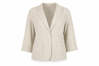 Womens UK Size 12 EWM Beige Jacket