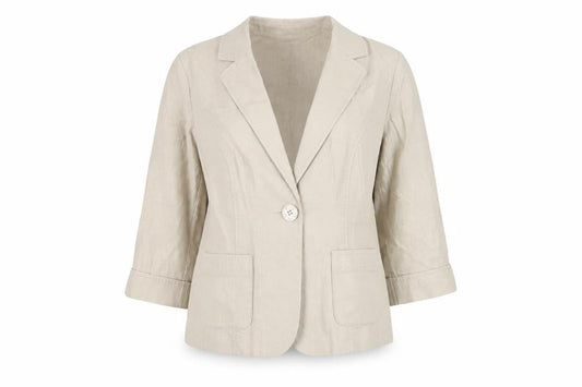 Womens UK Size 12 EWM Beige Jacket
