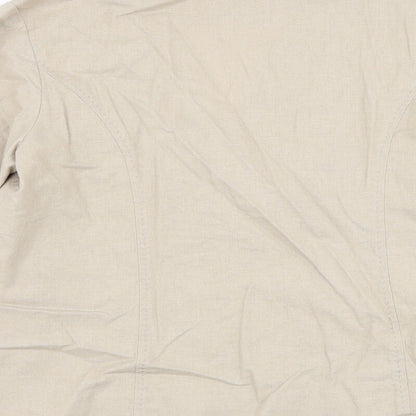 Womens UK Size 12 EWM Beige Jacket