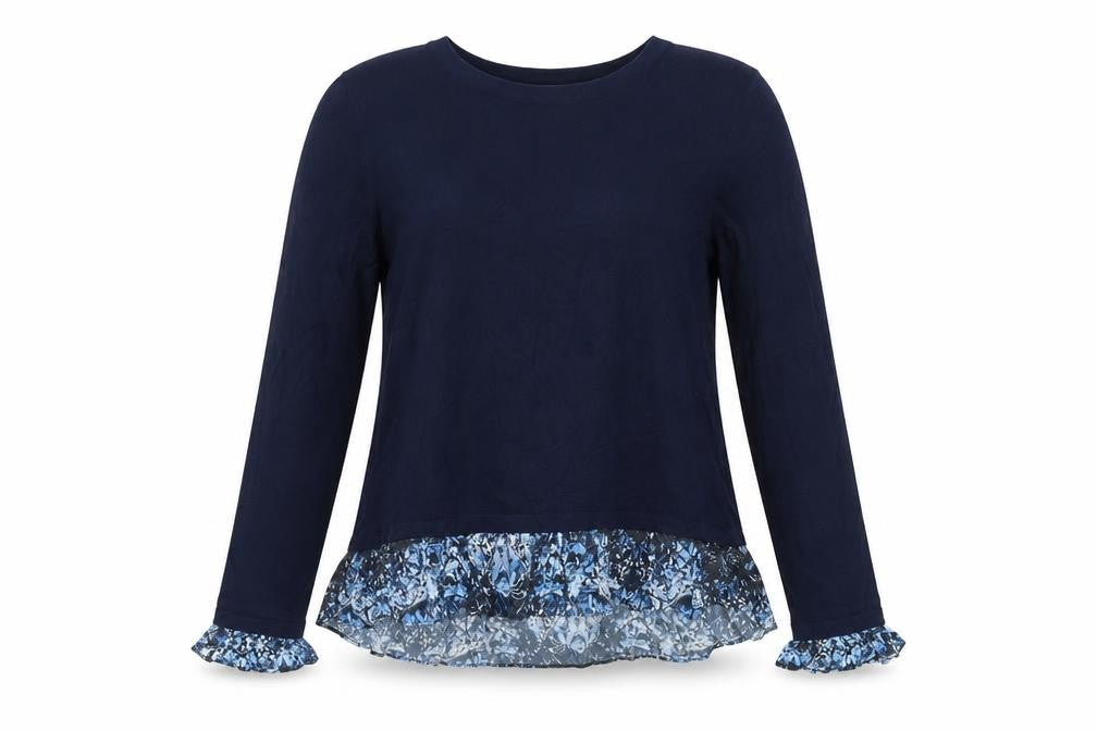 Womens UK Size M Preworn Blue Pullover Jumper
