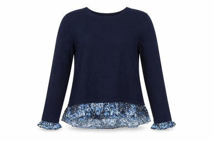 Womens UK Size M Preworn Blue Pullover Jumper