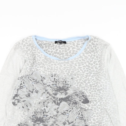 Womens UK Size 14 Emreco Grey Pullover Jumper