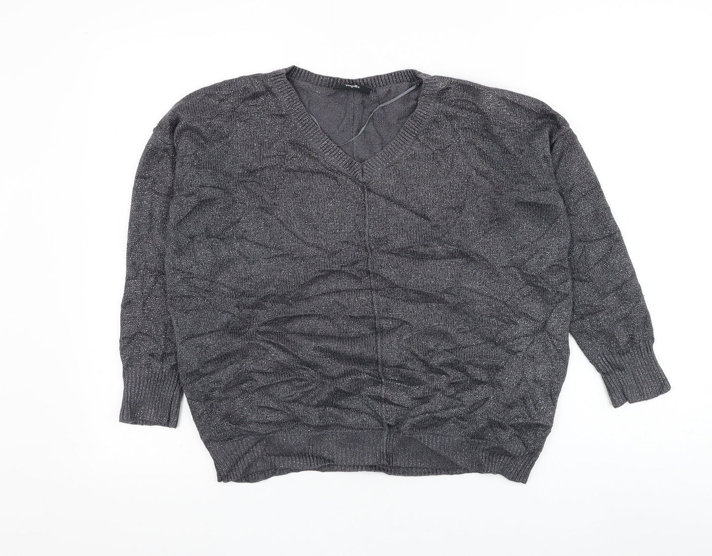 Womens UK Size M Wallis Grey Pullover Jumper
