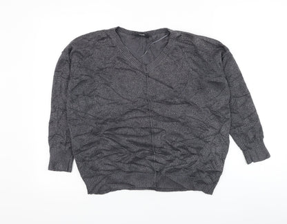 Womens UK Size M Wallis Grey Pullover Jumper