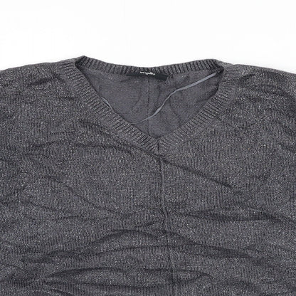 Womens UK Size M Wallis Grey Pullover Jumper