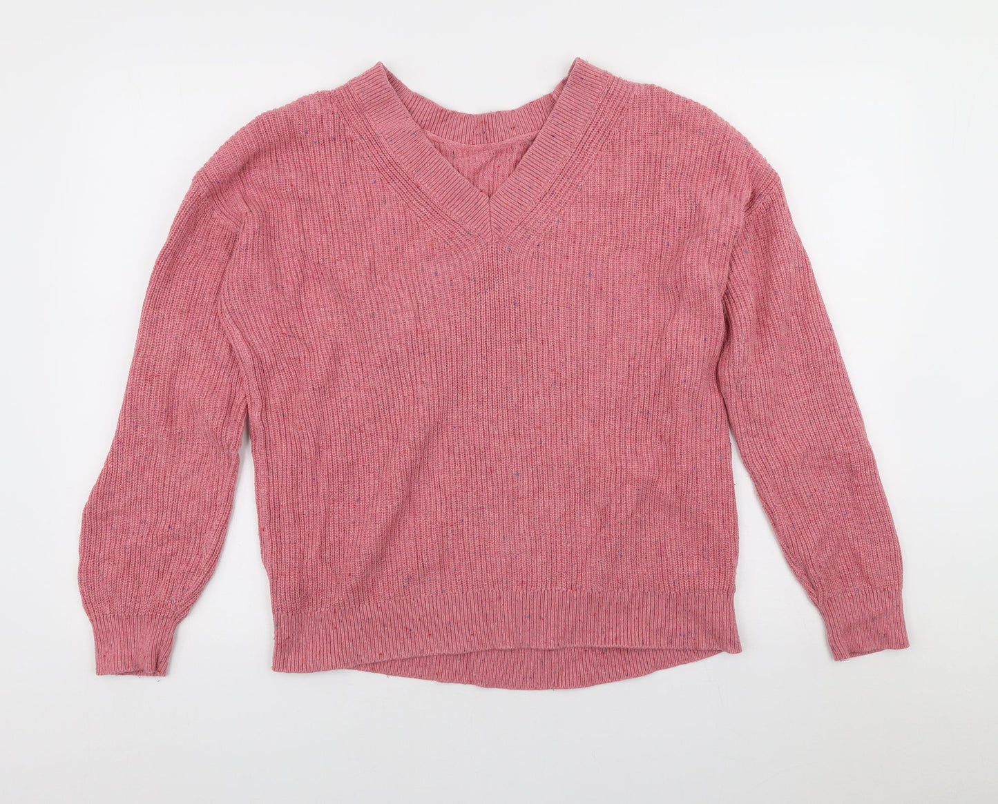 Womens UK Size M Marks and Spencer Pink Pullover Jumper