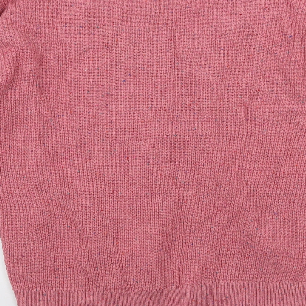 Womens UK Size M Marks and Spencer Pink Pullover Jumper