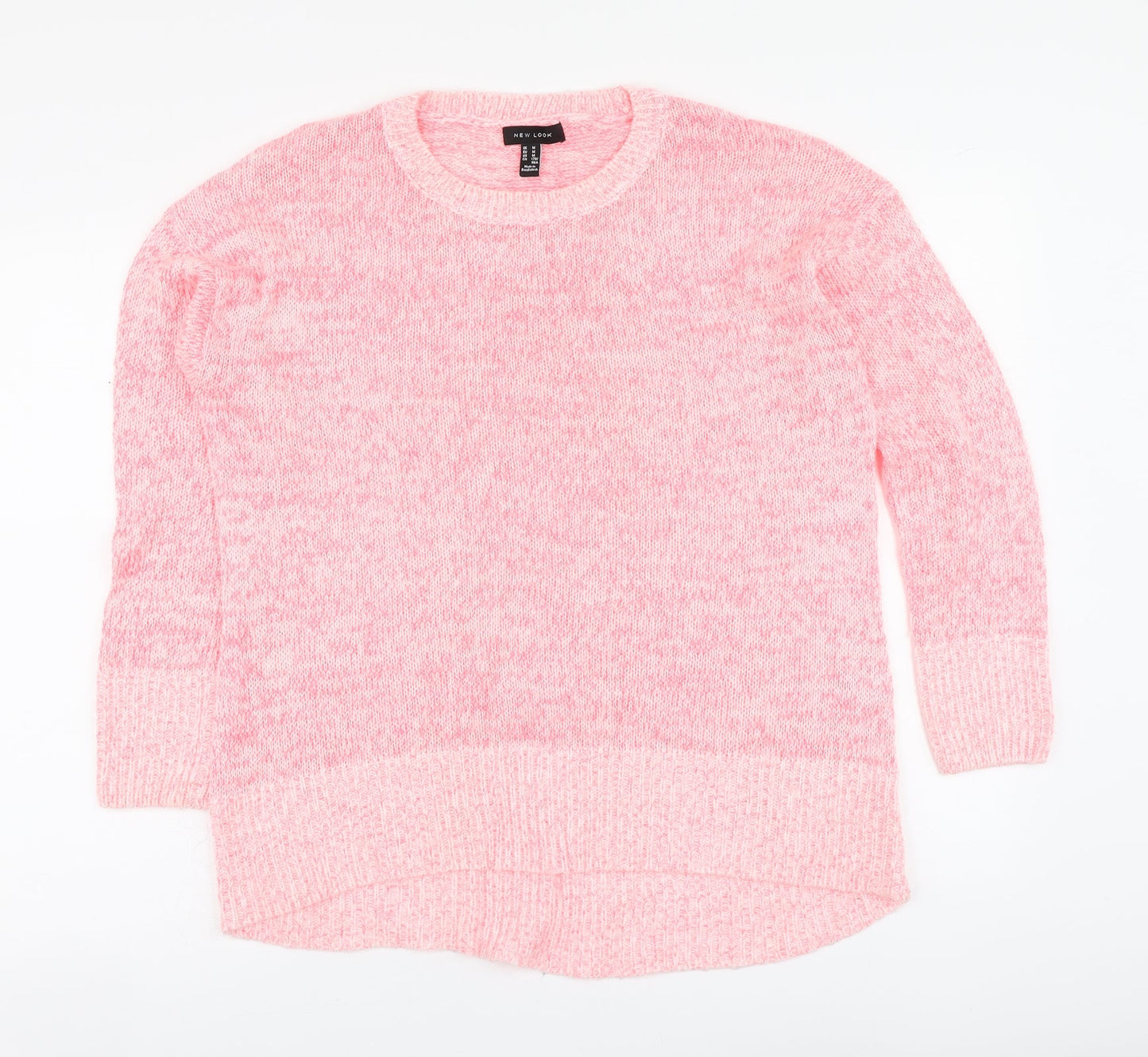 Womens UK Size M New Look Pink Pullover Jumper
