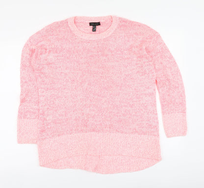Womens UK Size M New Look Pink Pullover Jumper