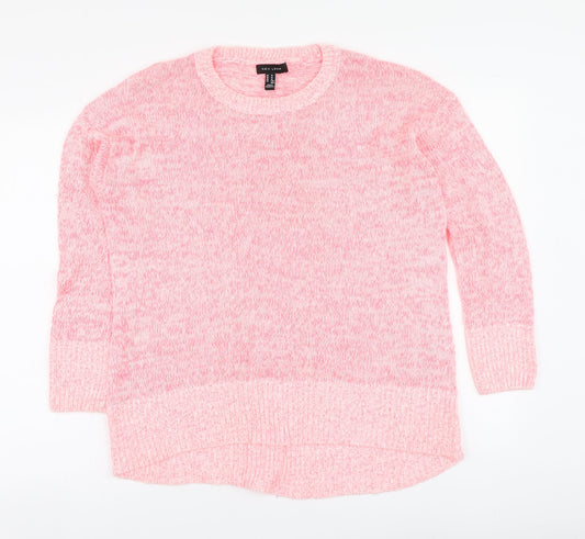 Womens UK Size M New Look Pink Pullover Jumper