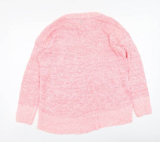 Womens UK Size M New Look Pink Pullover Jumper