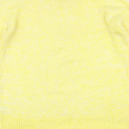 Womens UK Size M New Look Yellow Pullover Jumper