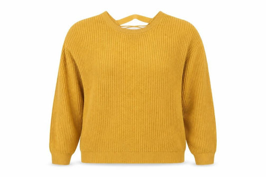Womens UK Size M New Look Yellow Pullover Jumper