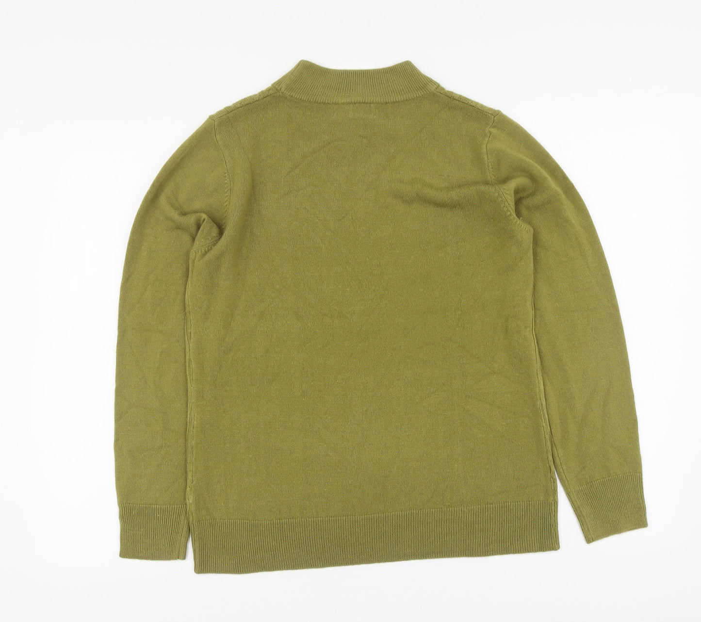 Womens UK Size S Mudflower Green Pullover Jumper