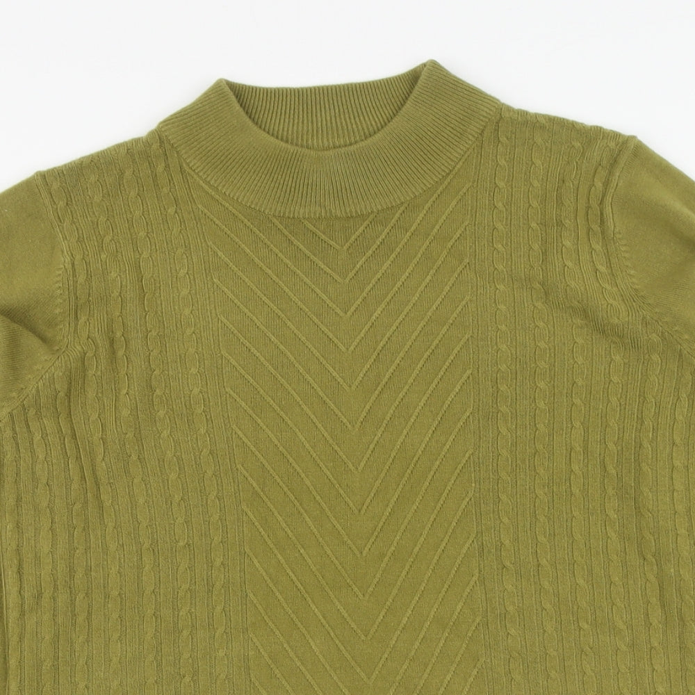 Womens UK Size S Mudflower Green Pullover Jumper