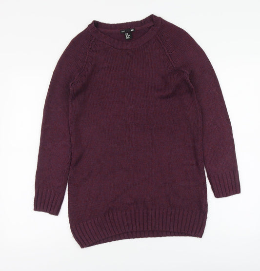 Womens UK Size XS H&M Purple Pullover Jumper