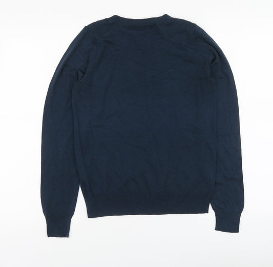 Womens UK Size 8 NEXT Blue Pullover Jumper