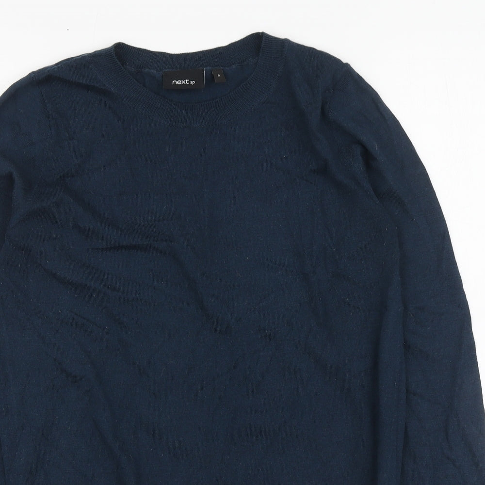 Womens UK Size 8 NEXT Blue Pullover Jumper