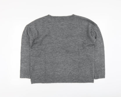 Womens UK Size L JDY Grey Pullover Jumper
