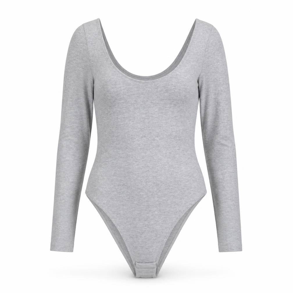 Womens UK Size S H&M One-Piece Grey Bodysuit