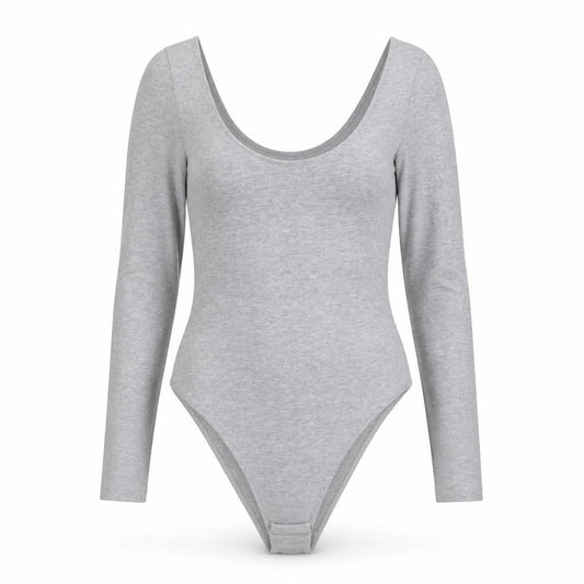 Womens UK Size S H&M One-Piece Grey Bodysuit