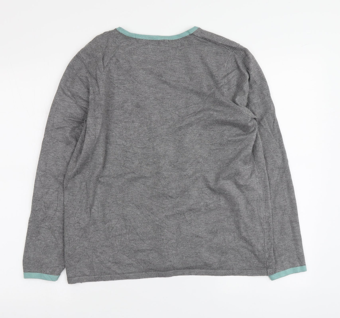 Womens UK Size 16 Bonmarché Grey Pullover Jumper