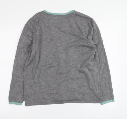 Womens UK Size 16 Bonmarché Grey Pullover Jumper