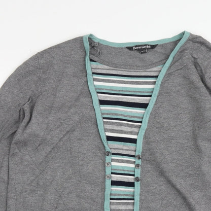 Womens UK Size 16 Bonmarché Grey Pullover Jumper