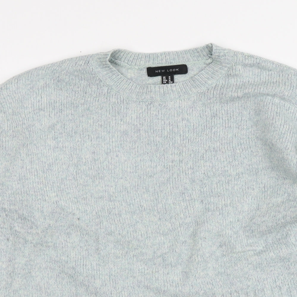 Womens UK Size M New Look Blue Pullover Jumper