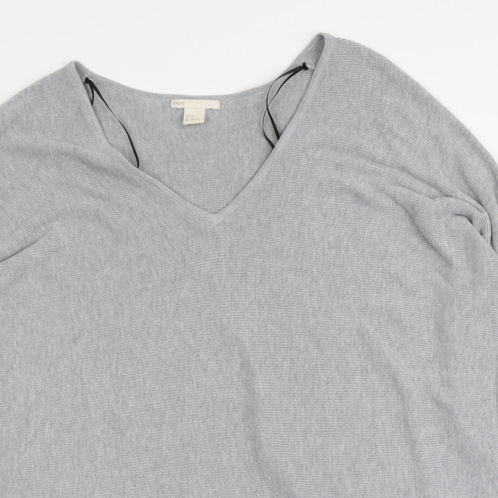 Womens UK Size M H&M Grey Pullover Jumper