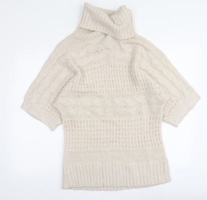 Womens UK Size L BM Collection Beige Pullover Jumper