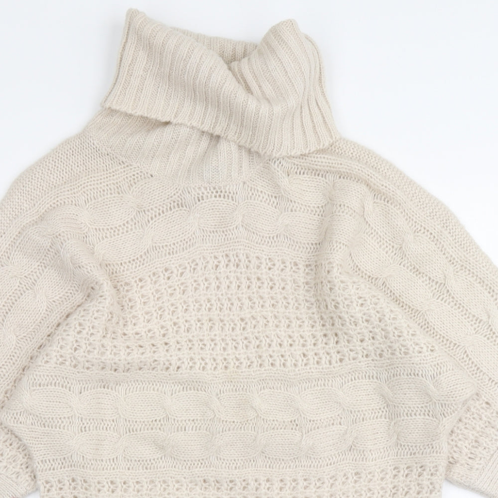 Womens UK Size L BM Collection Beige Pullover Jumper