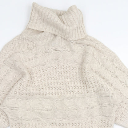 Womens UK Size L BM Collection Beige Pullover Jumper
