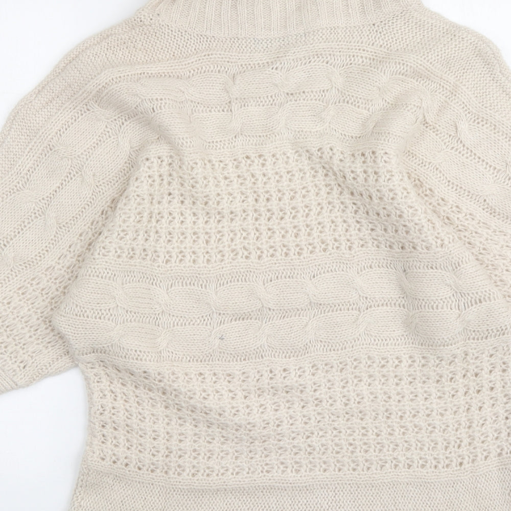 Womens UK Size L BM Collection Beige Pullover Jumper