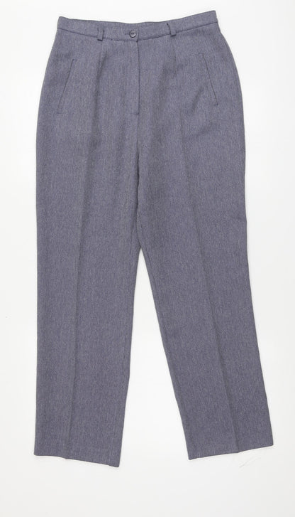 Womens UK Size 12 Berkertex Regular Fit  Blue Trousers