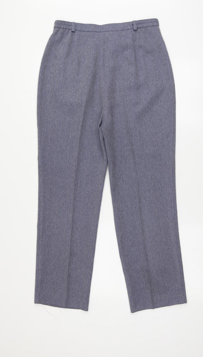 Womens UK Size 12 Berkertex Regular Fit  Blue Trousers