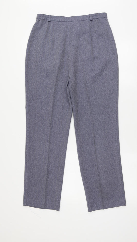 Womens UK Size 12 Berkertex Regular Fit  Blue Trousers